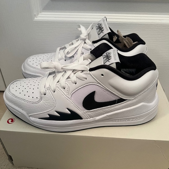 Air Jordan Stadium 90 'White Neutral Grey Black' NEW Size 7.5 - Picture 2 of 6